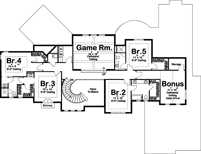 Floor Plan Upper Level