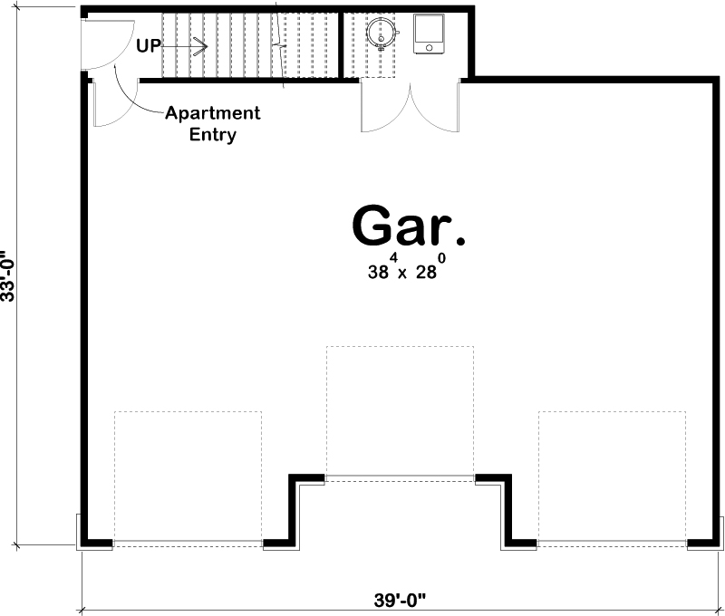 Floor Plan Garage