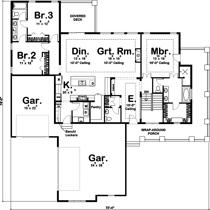 Floor Plan Main Level