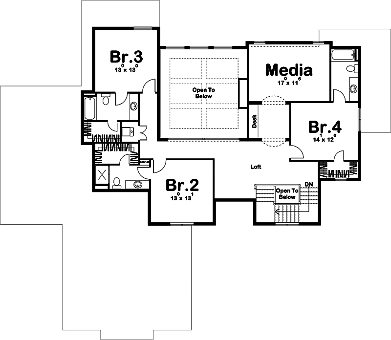 Floor Plan Upper Level