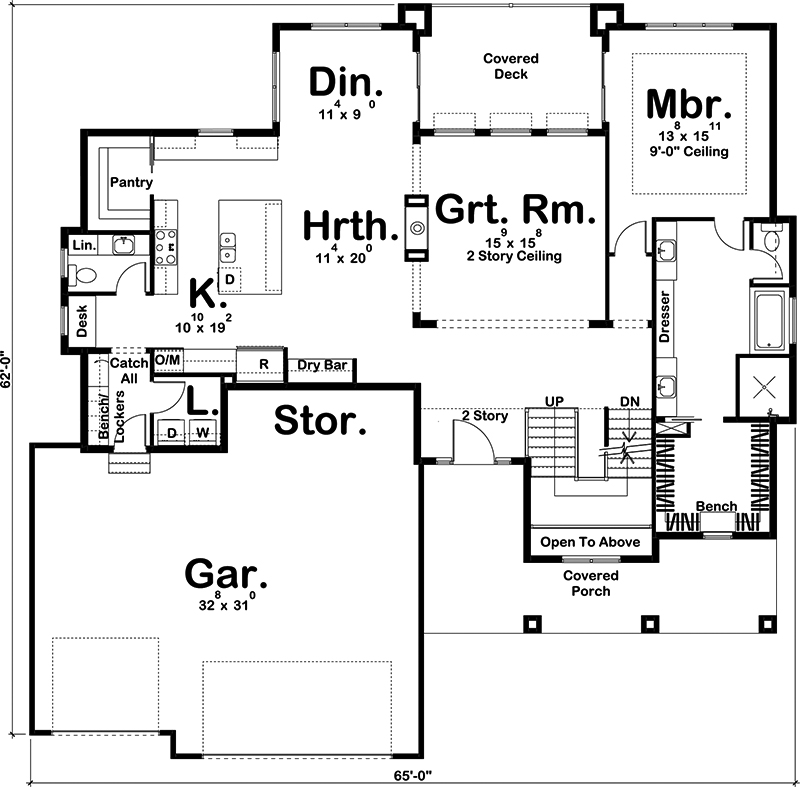 Floor Plan Main Level