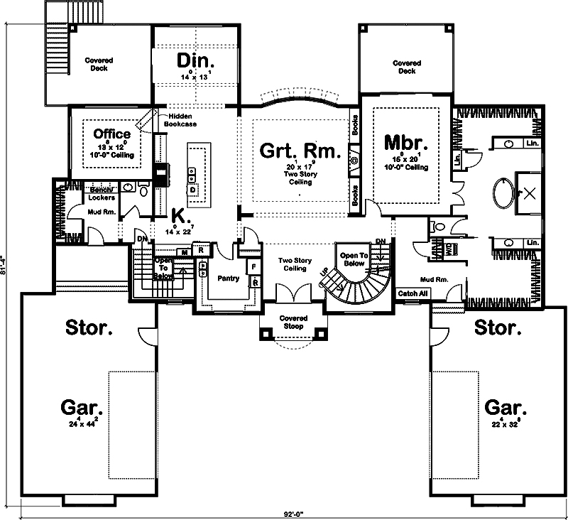 Floor Plan Main Level