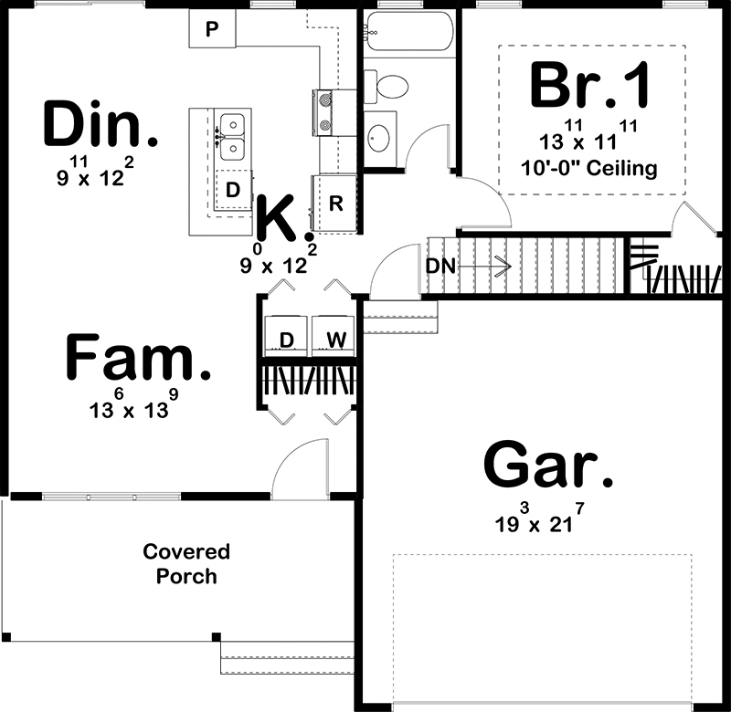 Floor Plan Main Level
