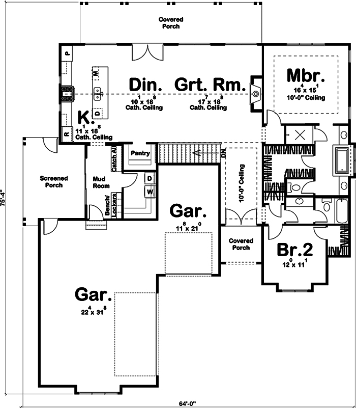 Floor Plan Main Level