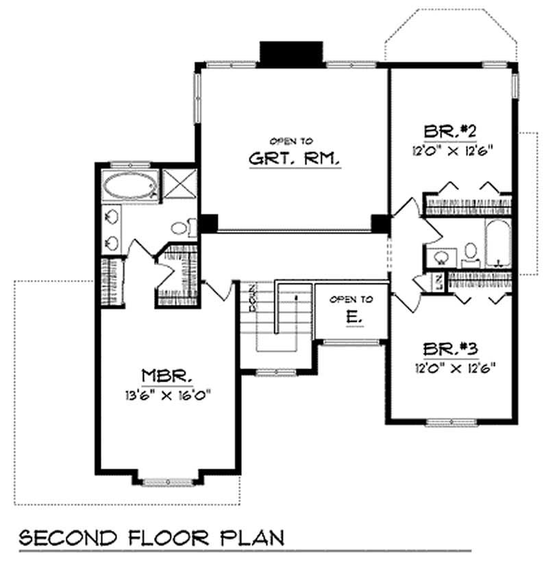second floor plan