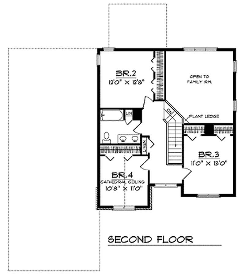SECOND FLOOR PLAN