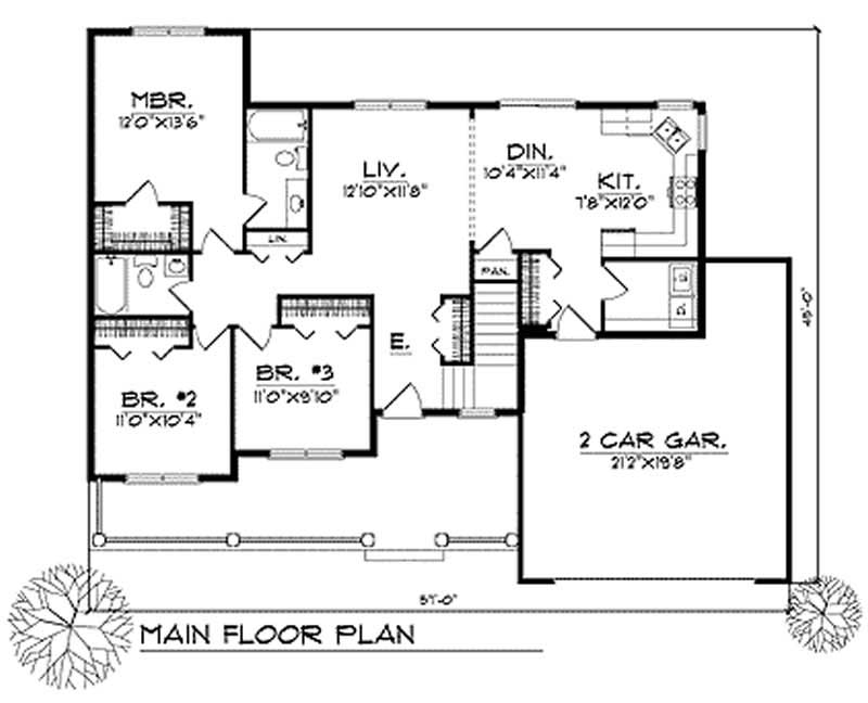 main floor plan