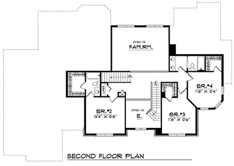 second floor plan