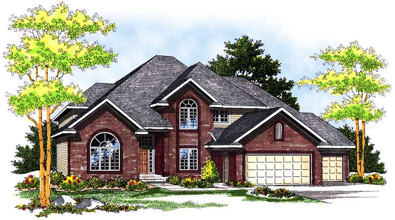 4-Bedroom, 3156 Sq Ft Craftsman House Plan - 101-1111 - Front Exterior
