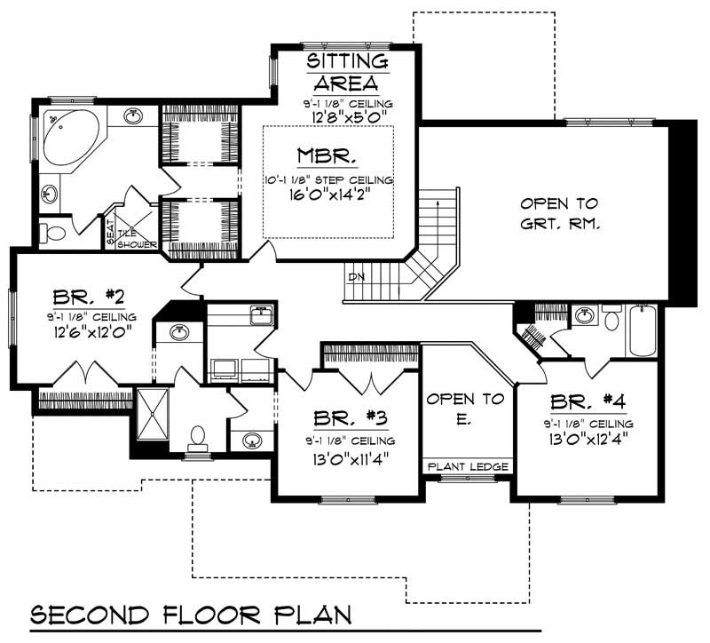SECOND FLOOR PLAN