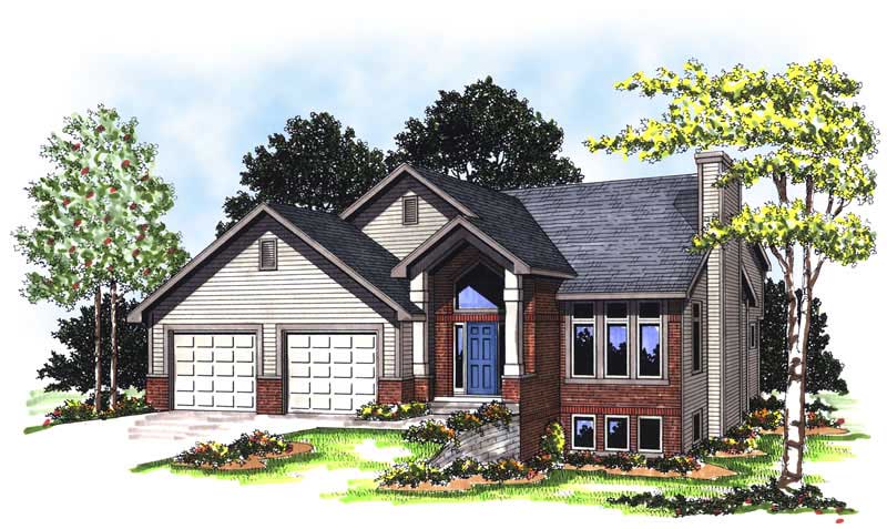 3-Bedroom, 1929 Sq Ft Country Home Plan - 101-1194 - Main Exterior