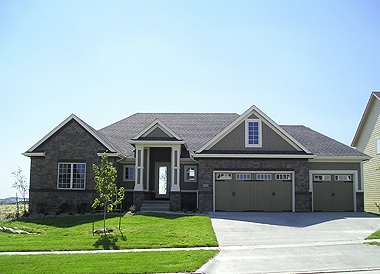4-Bedroom, 3014 Sq Ft Ranch Home Plan - 101-1227 - Main Exterior