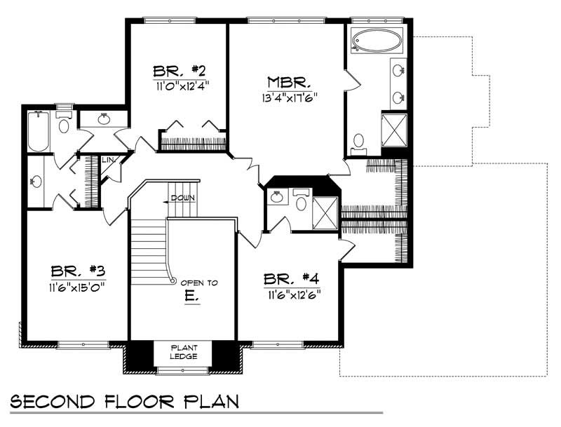 SECOND FLOOR PLAN