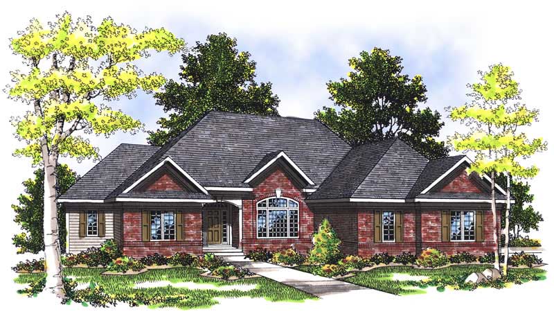 4-Bedroom, 3050 Sq Ft Craftsman House Plan - 101-1268 - Front Exterior