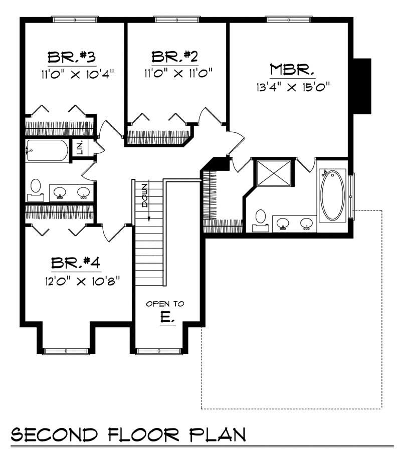 SECOND FLOOR PLAN