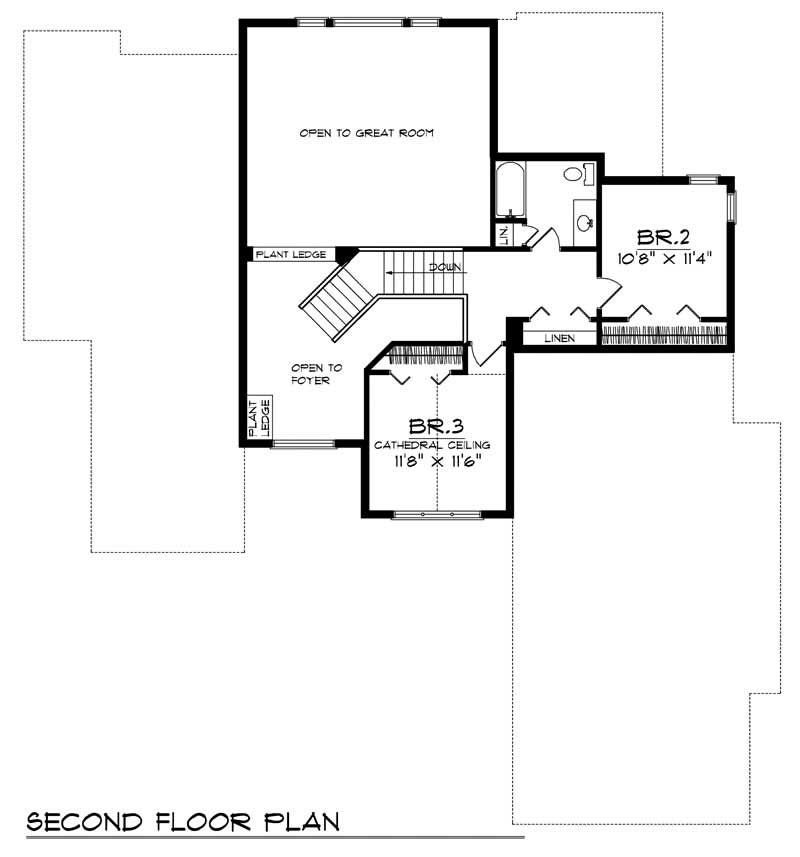 SECOND FLOOR PLAN