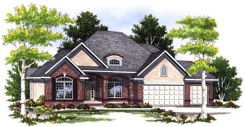 4-Bedroom, 3786 Sq Ft Craftsman Home Plan - 101-1365 - Main Exterior