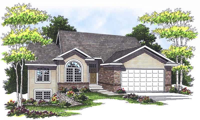 3-Bedroom, 2106 Sq Ft Ranch House Plan - 101-1446 - Front Exterior