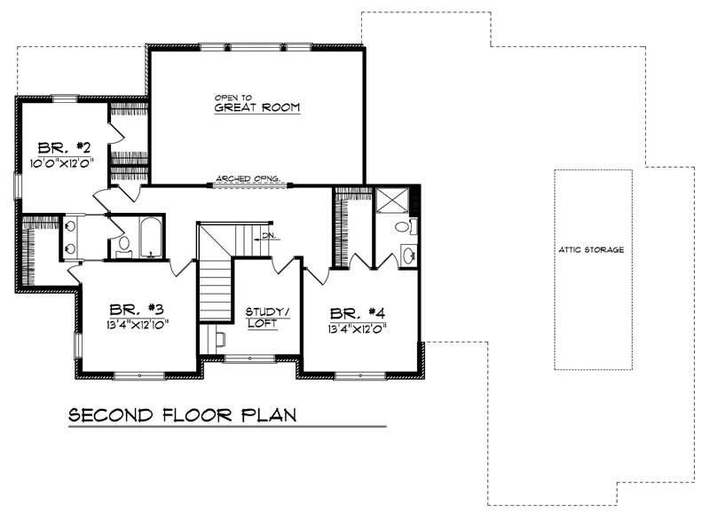 SECOND FLOOR PLAN