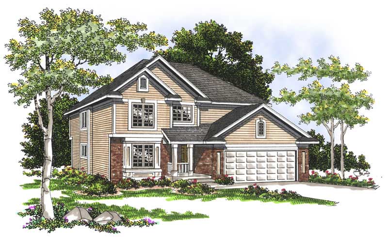 4-Bedroom, 2264 Sq Ft Craftsman House Plan - 101-1470 - Front Exterior
