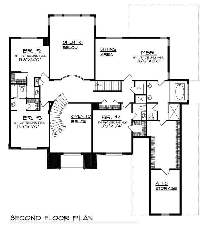 SECOND FLOOR PLAN
