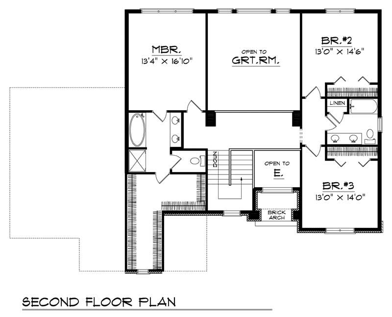 SECOND FLOOR PLAN