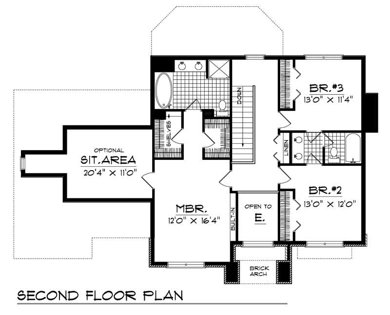 SECOND FLOOR PLAN