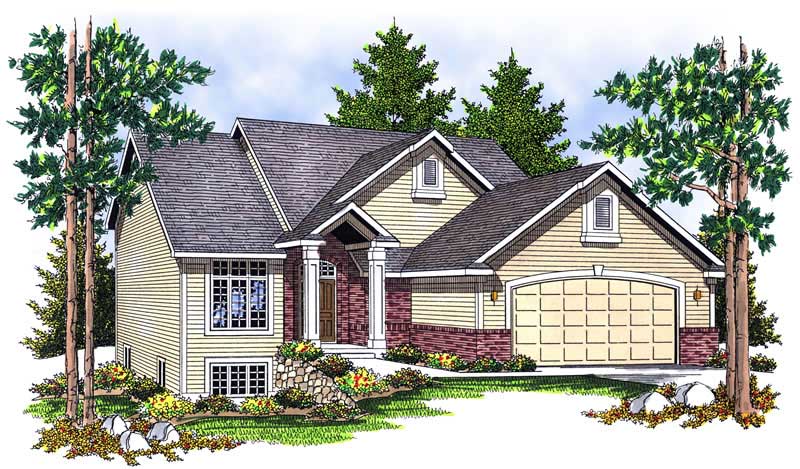 4-Bedroom, 1933 Sq Ft Craftsman Home Plan - 101-1505 - Main Exterior