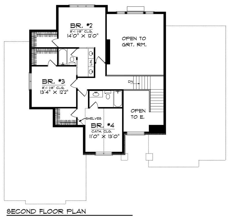 SECOND FLOOR PLAN