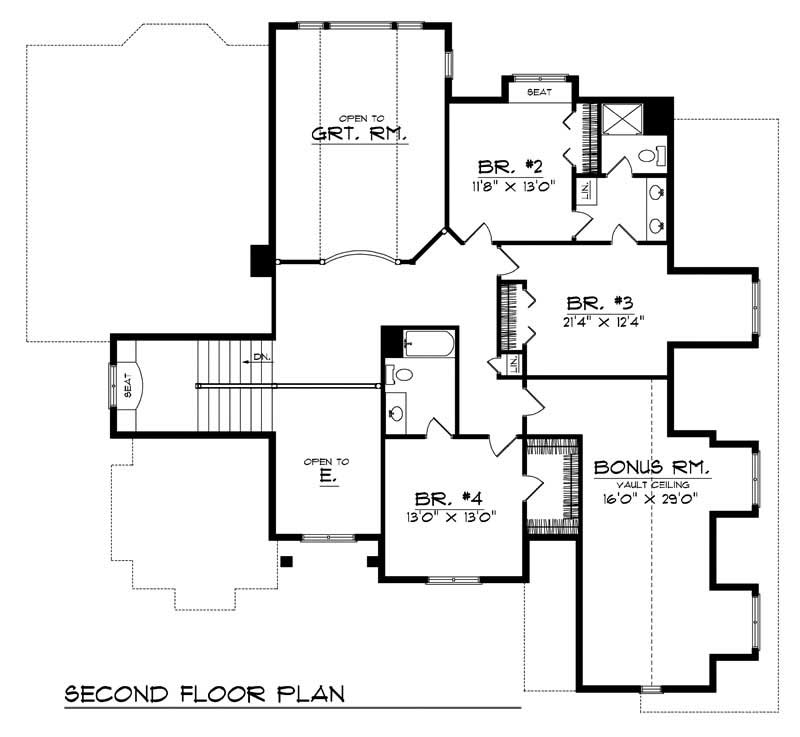 SECOND FLOOR PLAN