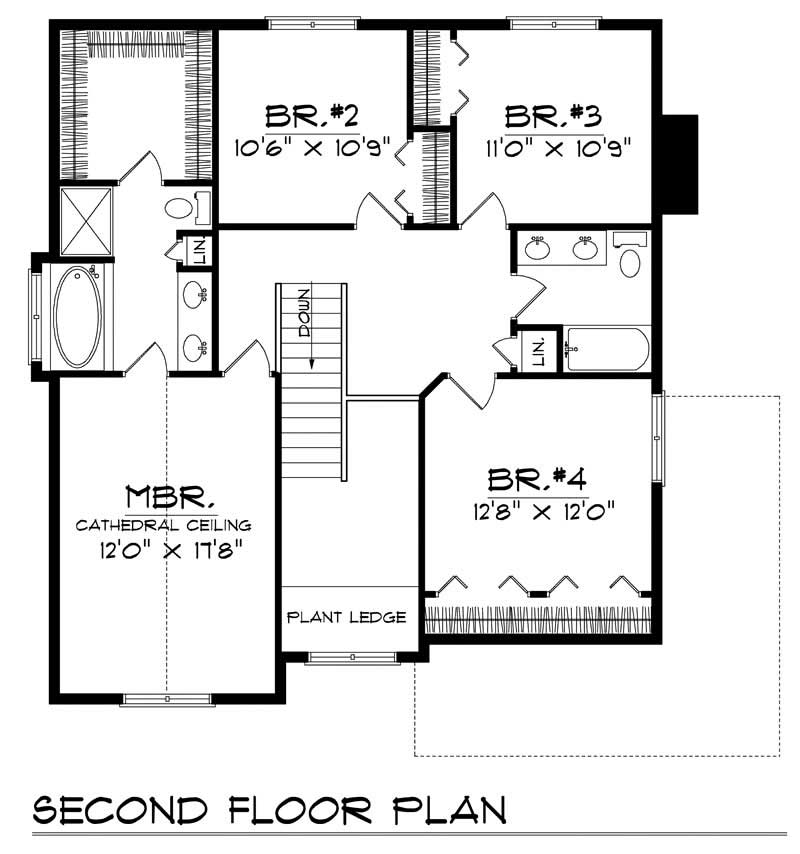 SECOND FLOOR PLAN