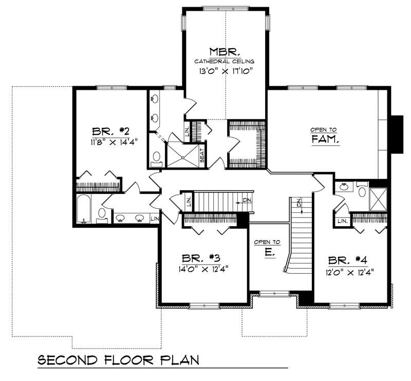 SECOND FLOOR PLAN