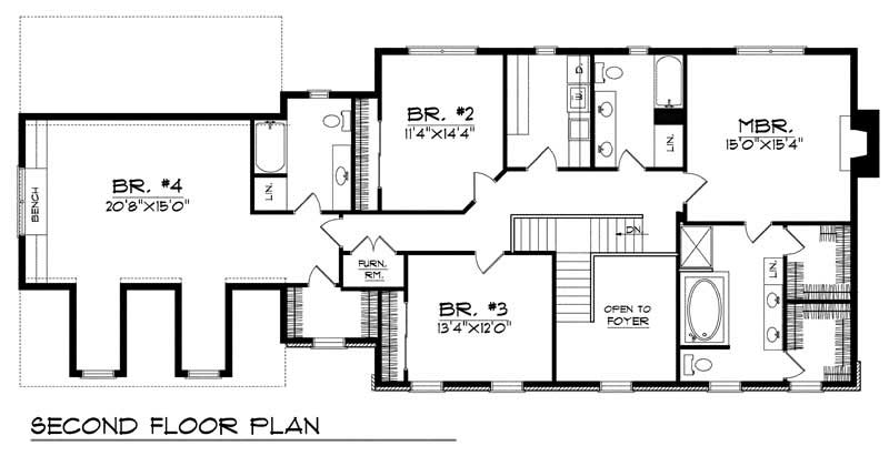 SECOND FLOOR PLAN