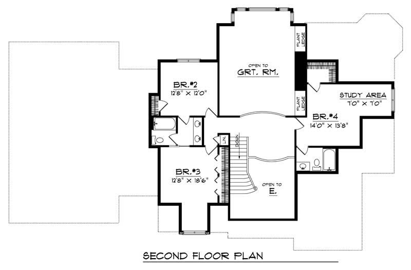 SECOND FLOOR PLAN