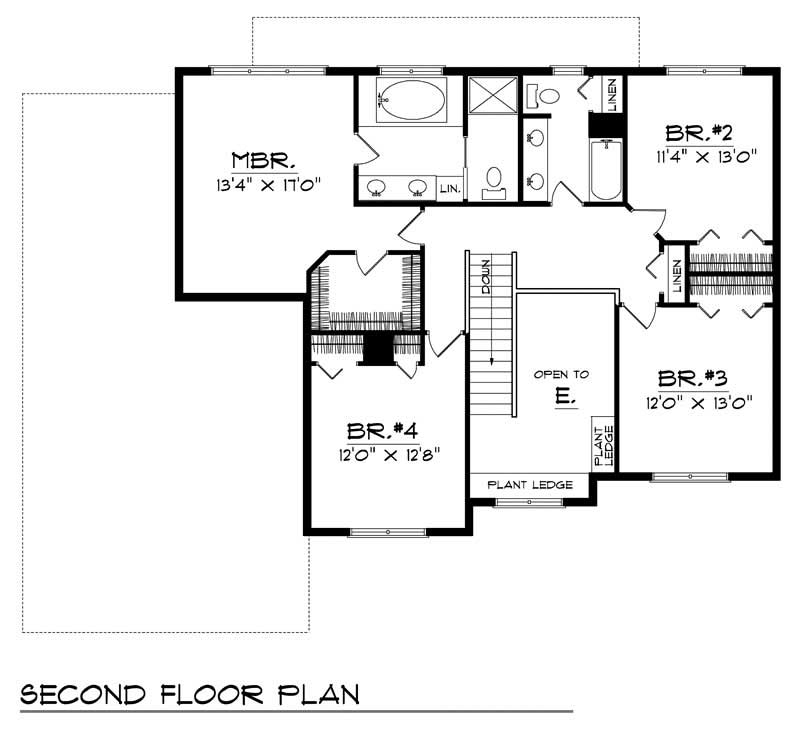 SECOND FLOOR PLAN
