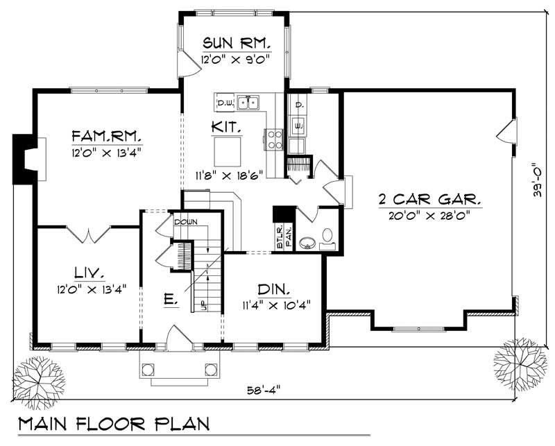 MAIN FLOOR PLAN
