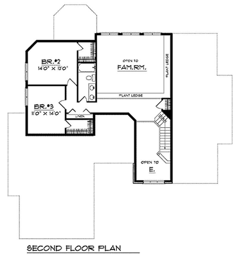 SECOND FLOOR PLAN