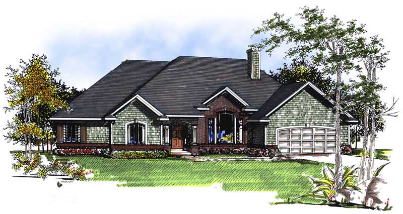 3-Bedroom, 2286 Sq Ft Craftsman House Plan - 101-1761 - Front Exterior
