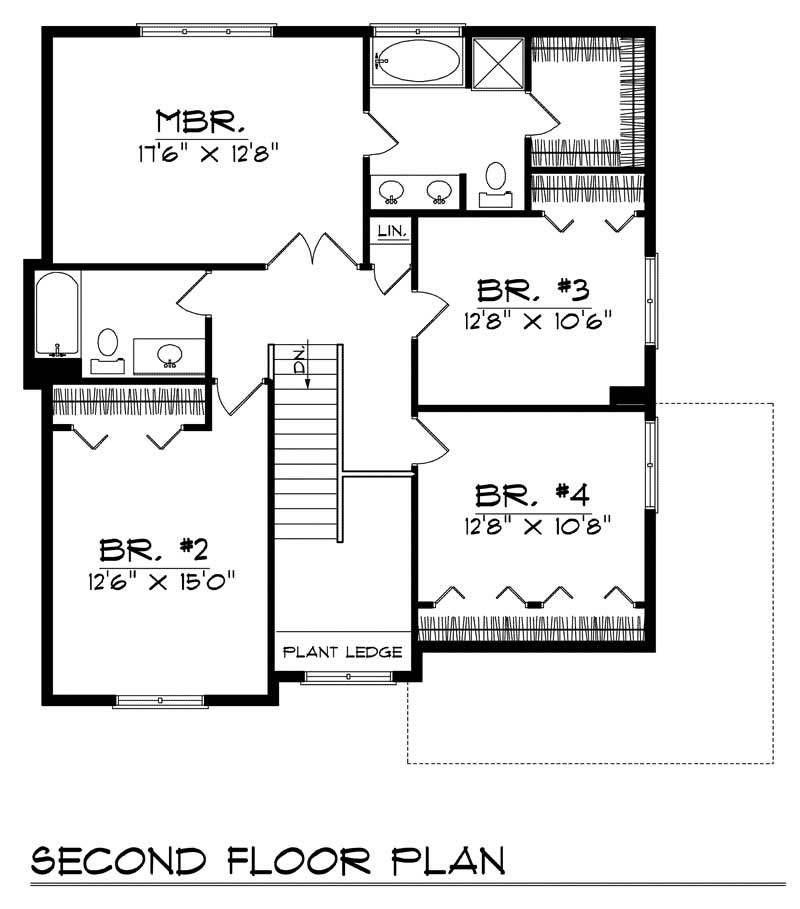 SECOND FLOOR PLAN