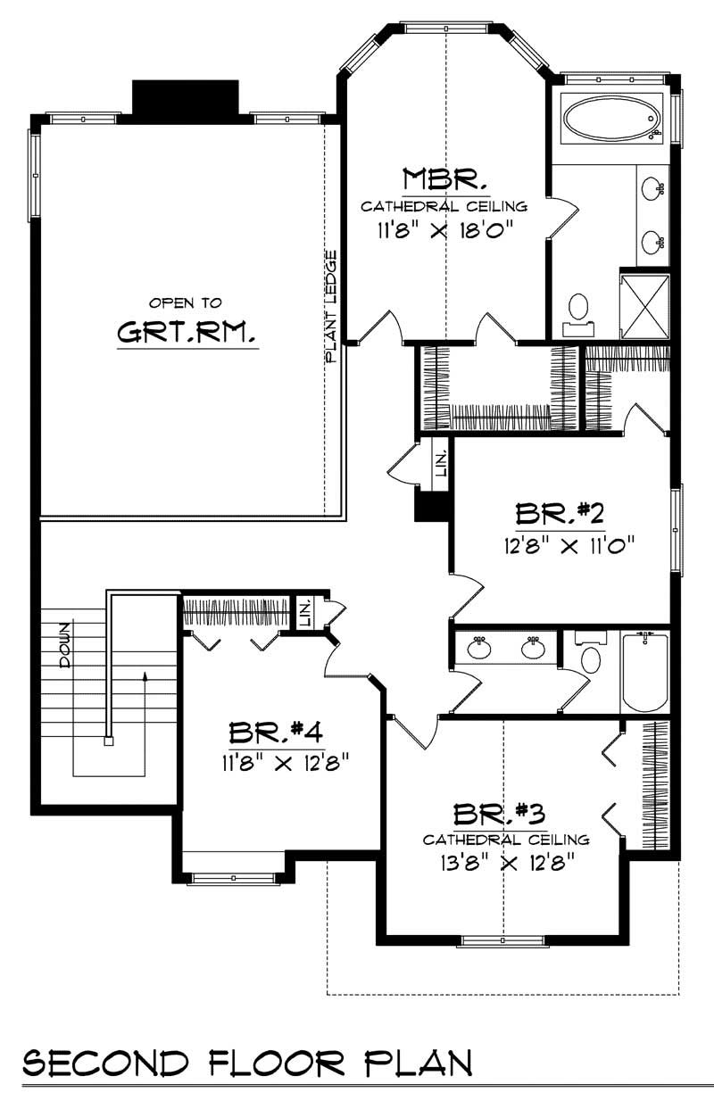 SECOND FLOOR PLAN