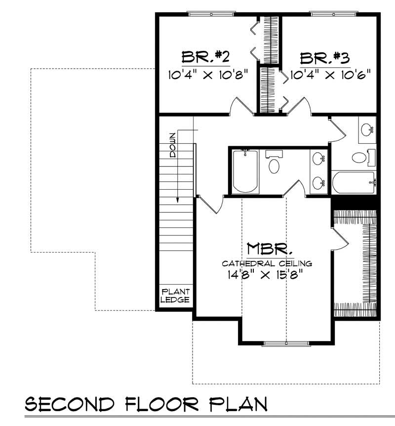 SECOND FLOOR PLAN
