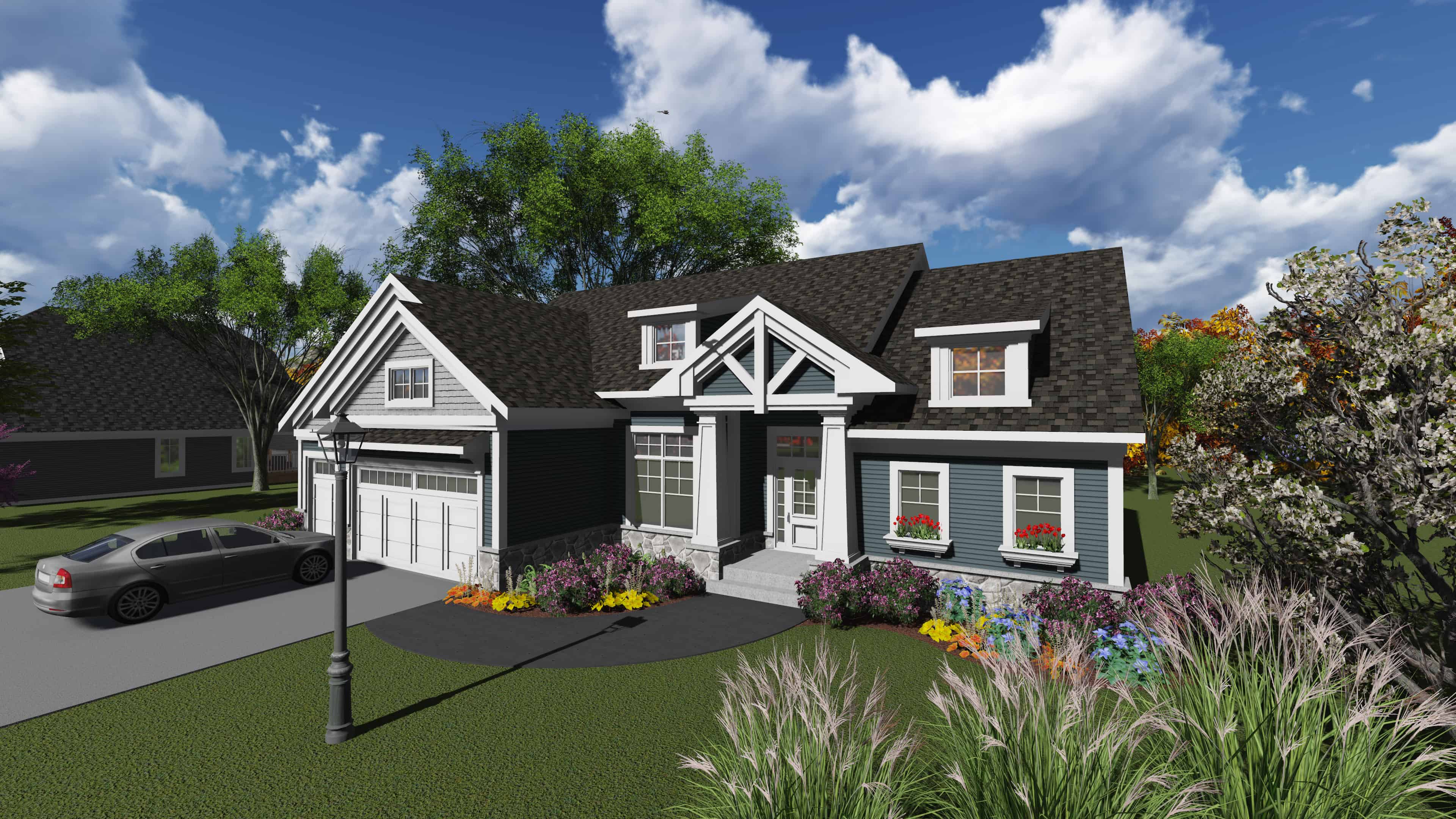 2-Bedroom, 2095 Sq Ft Ranch Home - Plan #101-1886 - Main Exterior