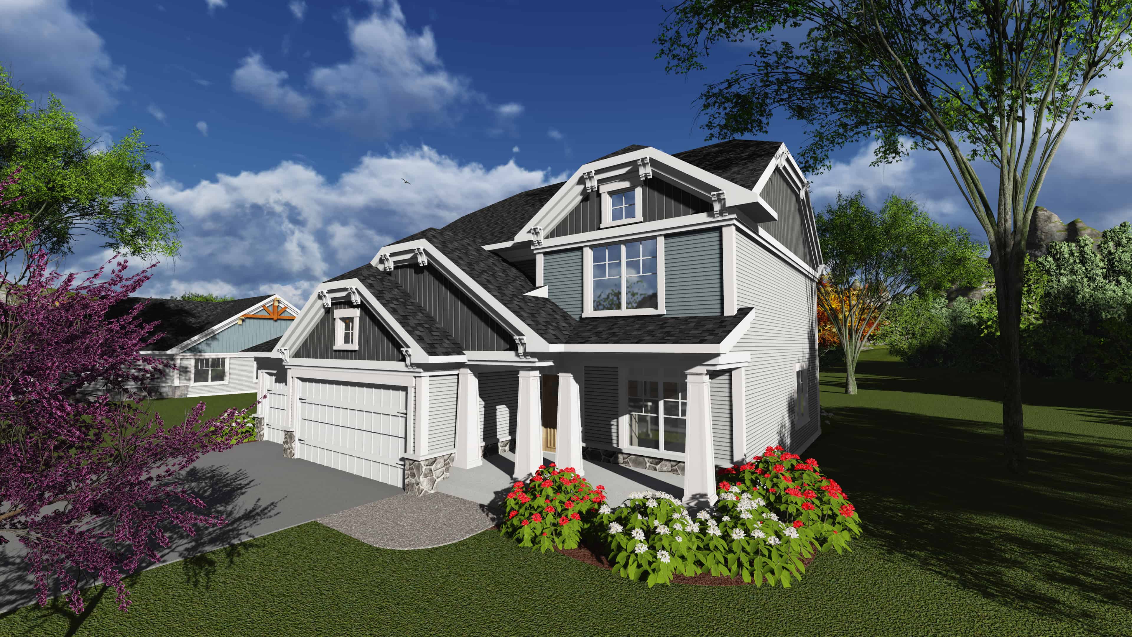3-Bedroom, 2386 Sq Ft Southern Home Plan - 101-1888 - Main Exterior