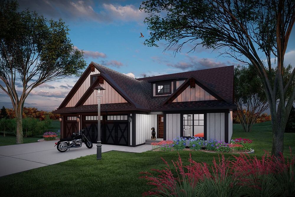 Ranch House Plan - 2 Bedrms, 2 Baths - 1485 Sq Ft - #101-2075