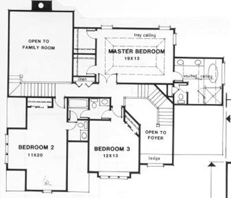 Upper Level Floor Plan