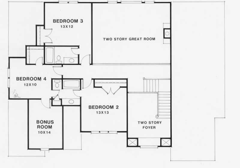 Upper Level Floor Plan