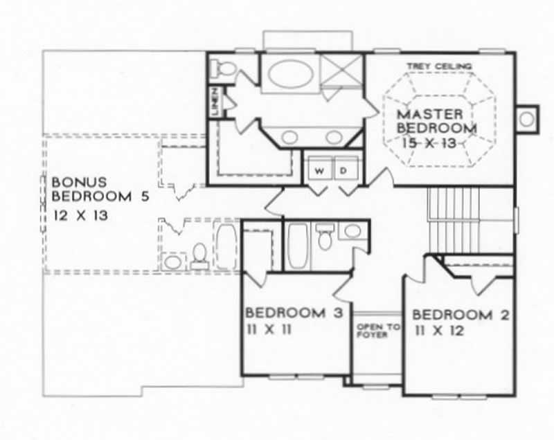 Upper Level Floor Plan