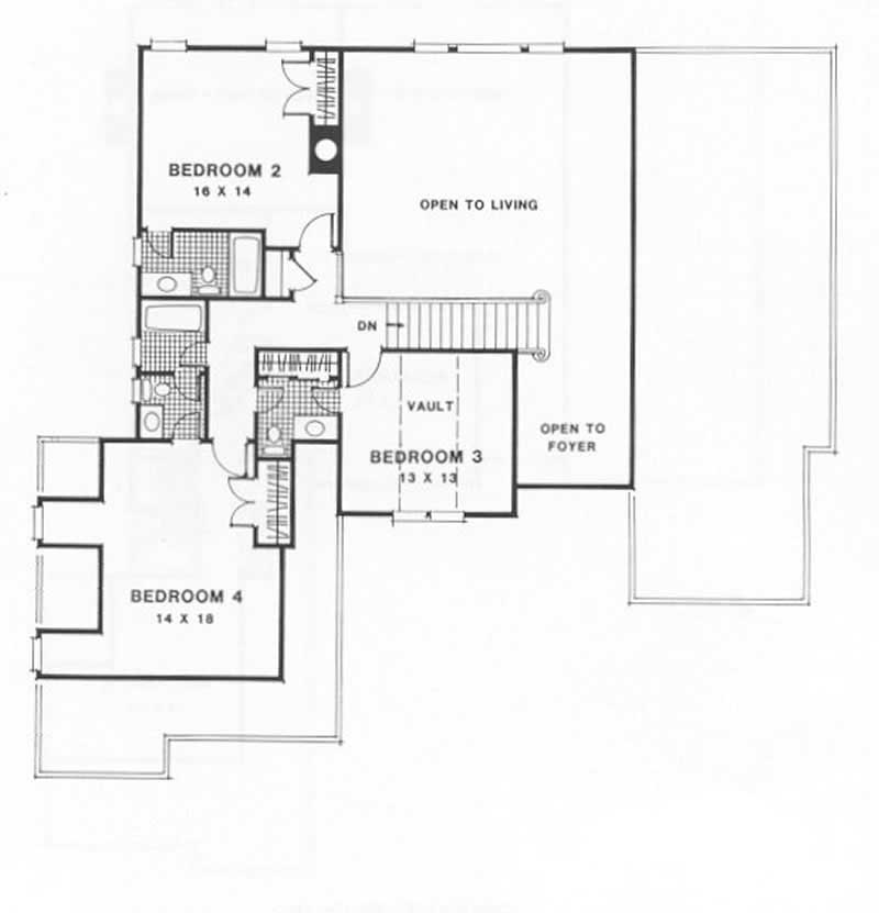 Upper Level Floor Plan