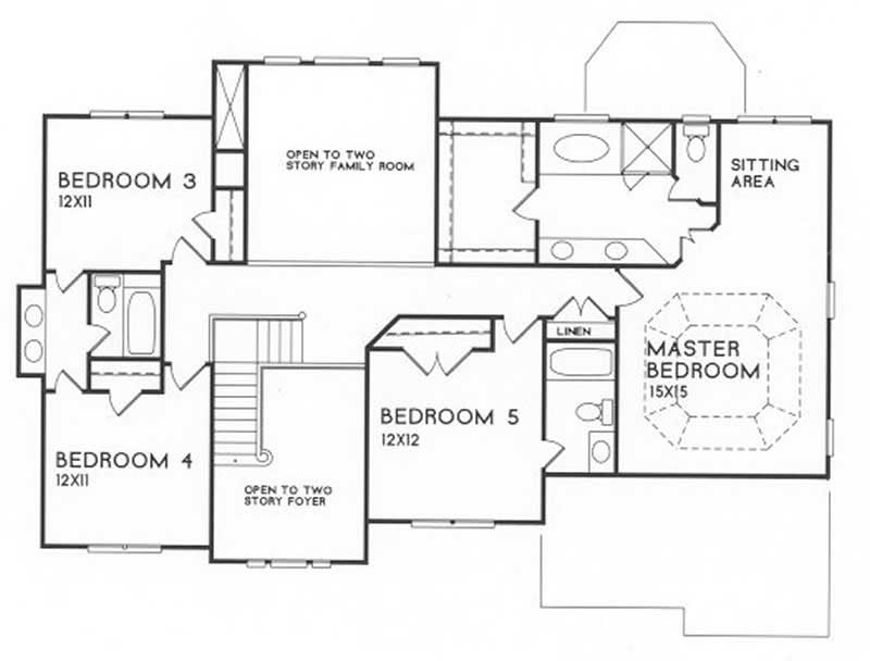 Upper Level Floor Plan