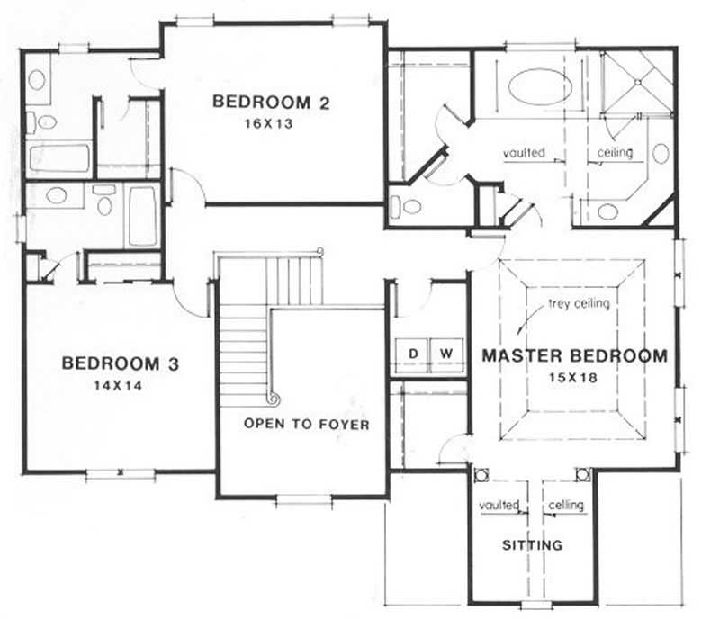 Upper Level Floor Plan